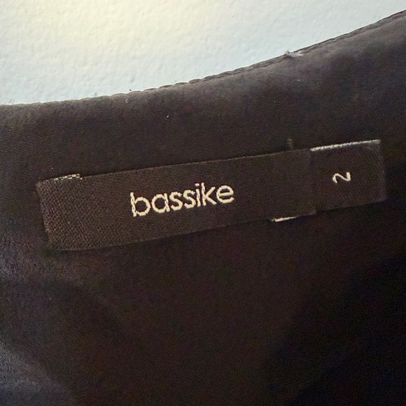 Bassike Black silk Camisole Top Medium (sz2) - Picture 2 of 5